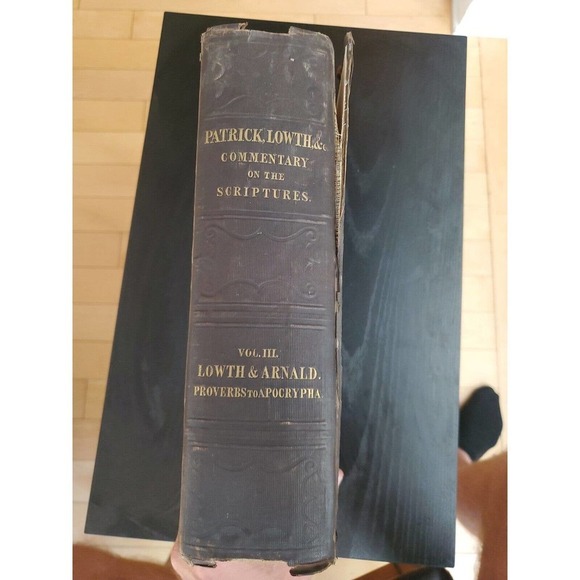 Patrick Lowth Commentary On The Scriptures/bible Vol 3 Lowth And Arnold - Picture 1 of 14
